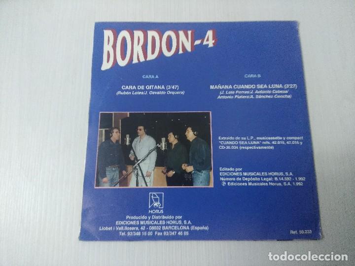 Discos de vinilo: BORDON 4/CARA DE GITANA/SINGLE. - Foto 3