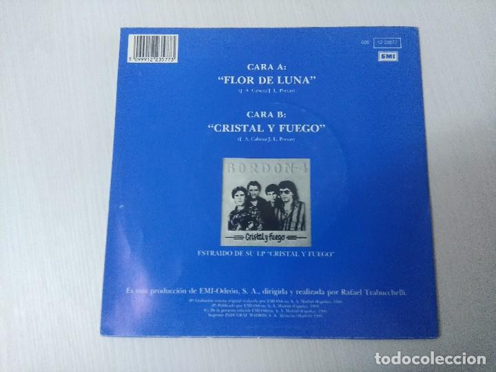 Discos de vinilo: BORDON 4/FLOR DE LUNA/SINGLE. - Foto 3