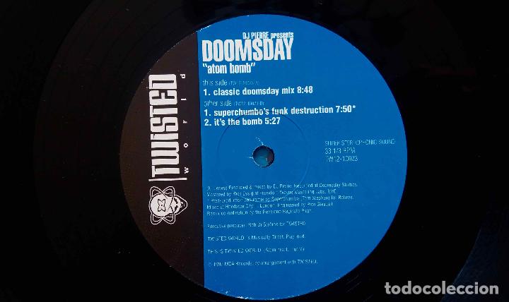 Discos de vinilo: DOOMSDAY, ATOM BOMB. DOBLE MAXI SINGLE CON 6 TEMAS, 2 DISCOS - Foto 4