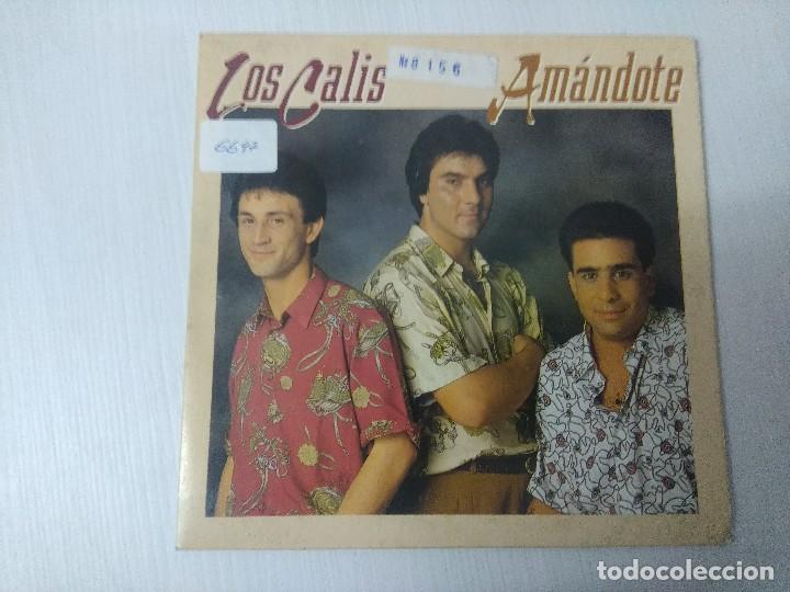 Discos de vinilo: LOS CALIS/AMANDOTE/SINGLE. - Foto 1