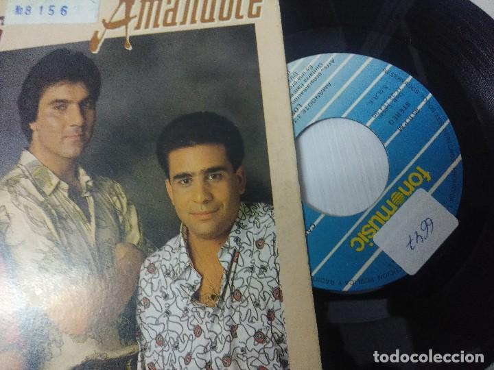 Discos de vinilo: LOS CALIS/AMANDOTE/SINGLE. - Foto 2