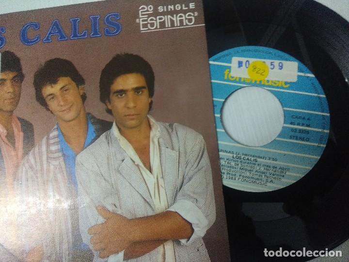 Discos de vinilo: LOS CALIS/ESPINAS/SINGLE. - Foto 2