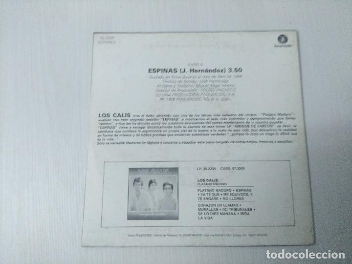 Discos de vinilo: LOS CALIS/ESPINAS/SINGLE. - Foto 3
