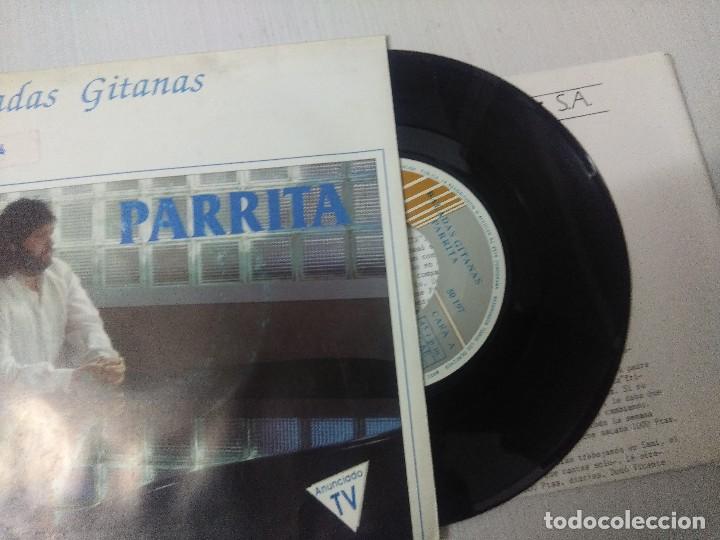 Discos de vinilo: PARRITA/BALADAS GITANAS/SINGLE. - Foto 2