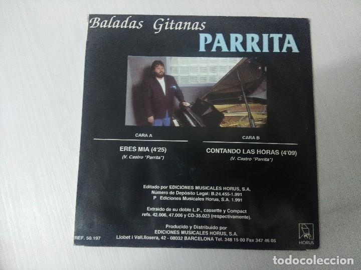 Discos de vinilo: PARRITA/BALADAS GITANAS/SINGLE. - Foto 3