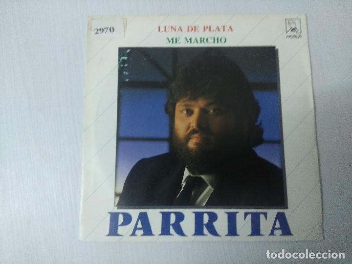 Discos de vinilo: PARRITA/LUNA DE PLATA/SINGLE. - Foto 1