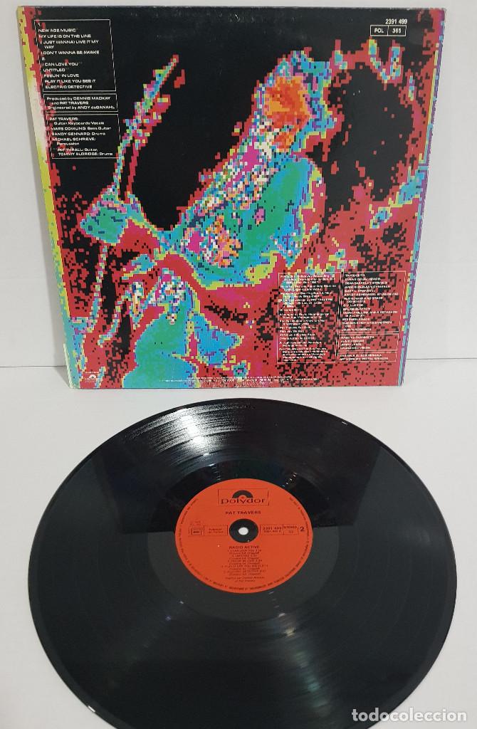 Discos de vinilo: PAT TRAVERS - RADIO ACTIVE - Foto 4