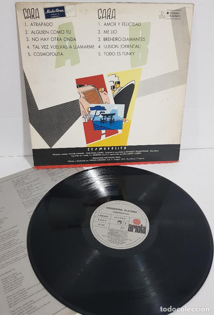 Discos de vinilo: ORQUESTRA PLATERIA - COSMOPOLITA - Foto 3