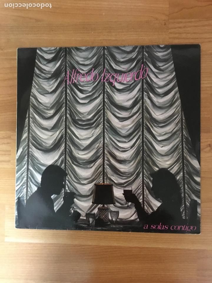 Discos de vinilo: ALFREDO IZQUIERDO-A SOLAS CONTIGO(JULIO CASTEJON) - Foto 1