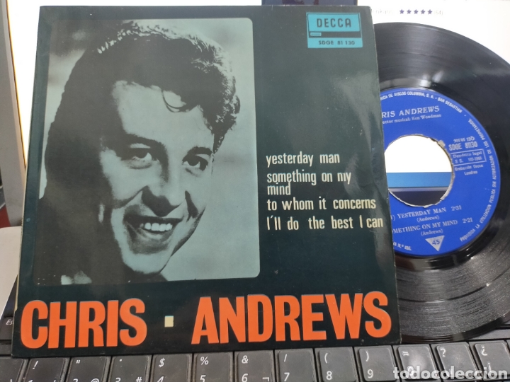 Discos de vinilo: Chris Andr&eacute;ws ep yesterday man + 3 1966 - Foto 1