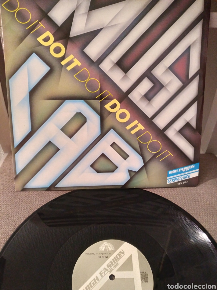 Discos de vinilo: Vinilo MAXISINGLE- MUSIC LAB &rdquo;DO IT&rdquo; NETHER.86 - Foto 1