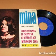 Discos de vinilo: MINA - CIUDAD SOLITARIA (CANTA EN ESPAÑOL) - EP SINGLE - 1964