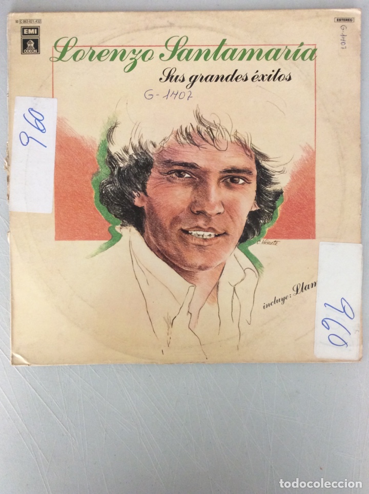 Discos de vinilo: Lorenzo Santamar&iacute;a. Sus grandes &eacute;xitos. - Foto 1