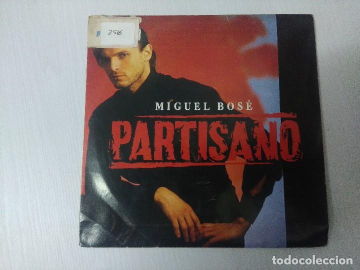Discos de vinilo: MIGUEL BOSE/PARTISANO/SINGLE PROMOCIONAL. - Foto 1