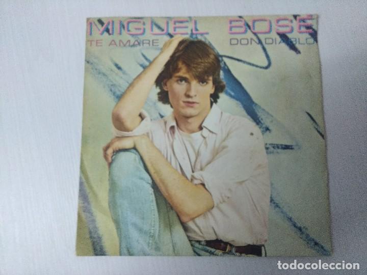 Discos de vinilo: MIGUEL BOSE/TE AMARE/SINGLE. - Foto 1