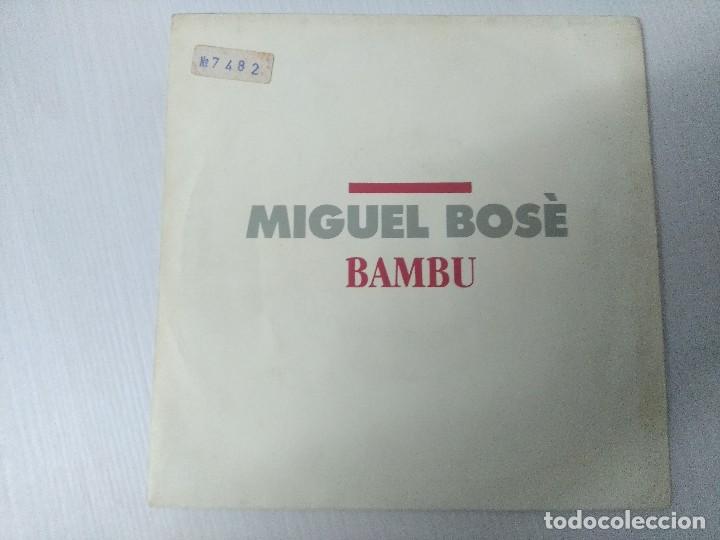 Discos de vinilo: MIGUEL BOSE/BAMBU/SINGLE PROMOCIONAL. - Foto 1