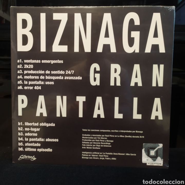 Discos de vinilo: Biznaga - Gran Pantalla - Foto 2
