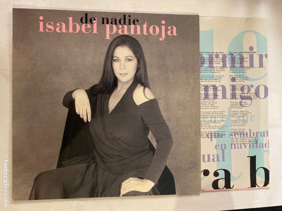 Discos de vinilo: ISABEL PANTOJA-DE NADIE-1993-NUEVO!! - Foto 1