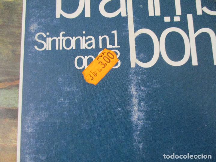 Discos de vinilo: VINILO - BRAHMS - SINFONIA N.&ordm; 1 - B&Ouml;HM 1983 - Foto 3