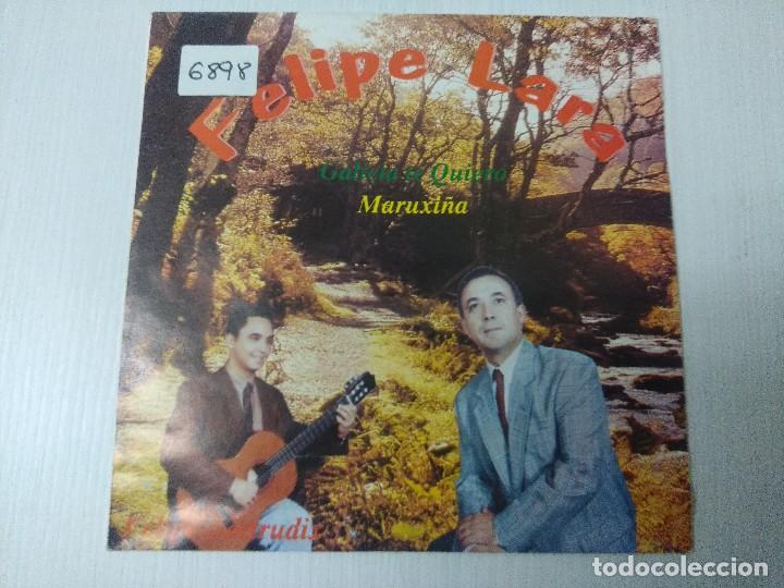 Discos de vinilo: FELIPE LARA/GALICIA TE QUIERO/SINGLE. - Foto 1