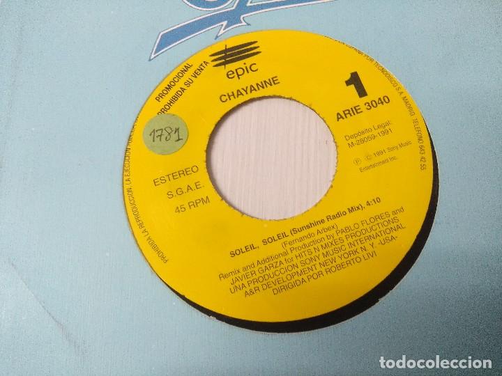 Discos de vinilo: CHAYANNE/SOLEIL/SINGLE PROMOCIONAL. - Foto 2