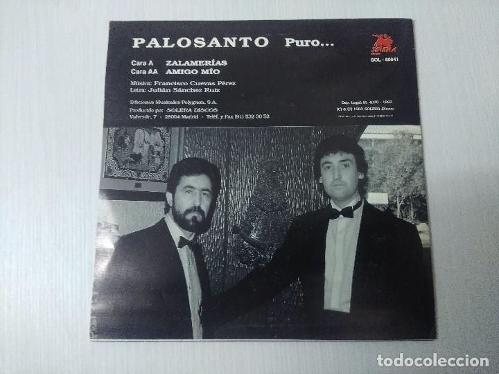 Discos de vinilo: PALOSANTO/PURO/SINGLE. - Foto 3