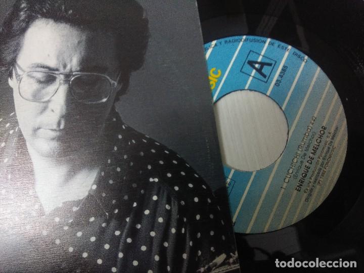 Discos de vinilo: ENRIQUE DE MELCHOR/CUCHICHI/SINGLE. - Foto 2