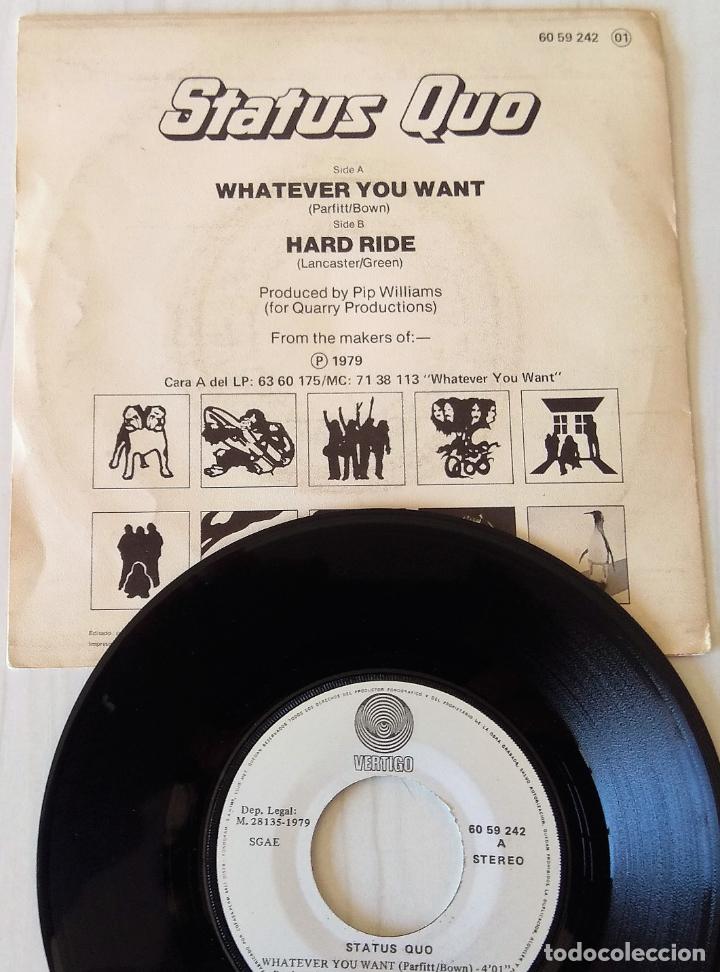 Discos de vinilo: STATUS QUO - WHATEVER YOU WANT VERTIGO - 1979 - Foto 2