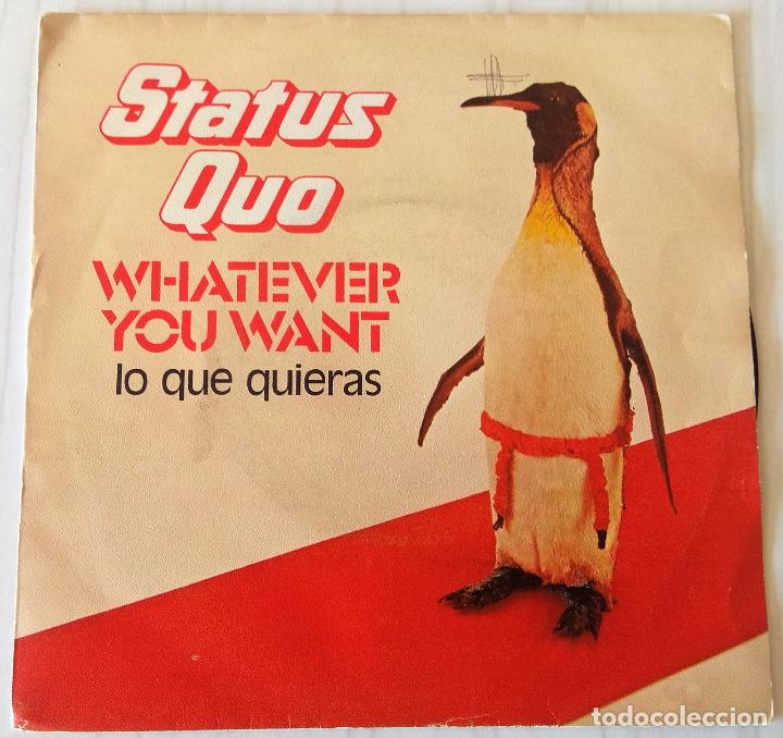 Discos de vinilo: STATUS QUO - WHATEVER YOU WANT VERTIGO - 1979 - Foto 1