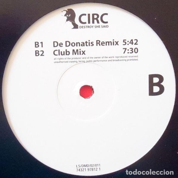 Discos de vinilo: Circ &ndash; Destroy She Said-GERMANY-2002-MAXI SINGLE - Foto 4