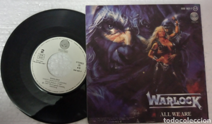 Discos de vinilo: Warlock/all we are - Foto 2 - 302781728