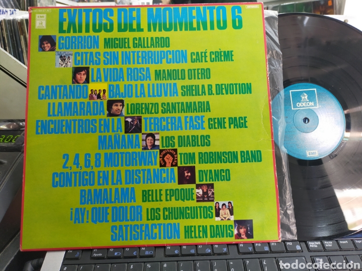 Discos de vinil: &Eacute;xitos del momento vol.6 1978