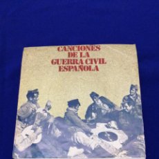 Discos de vinilo: CANCIONES DE LA GUERRA CIVIL ESPAÑOLA