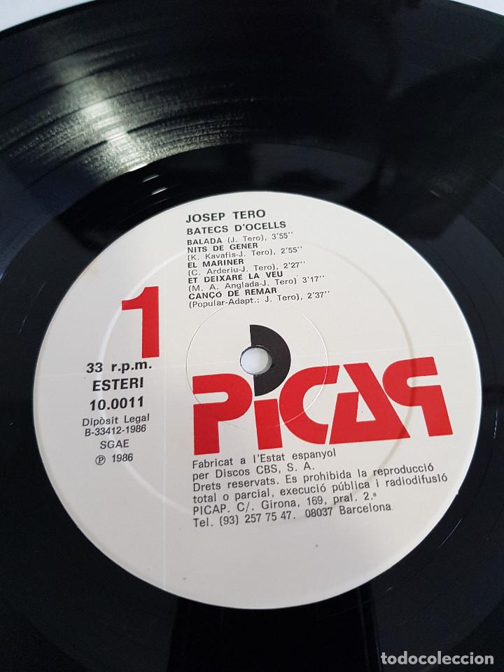 Discos de vinilo: JOSEP TERO - BATECS - Foto 2