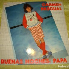 Discos de vinilo: CARMEN PASCUAL. BUENAS NOCHES, PAPA. CFE, 1982. PROMOCIONAL . FUNDA INTERIOR CON FOTO Y LETRAS (#). Lote 302858838
