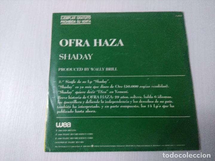 Discos de vinilo: OFRA HAZA/SHANDAY/SINGLE PROMOCIONAL. - Foto 3