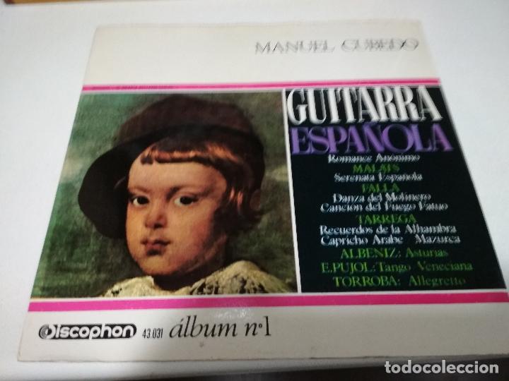 Discos de vinilo: MANUEL CUBERO, GUITARRA ESPA&Ntilde;OLA, DISCOPHON - Foto 2