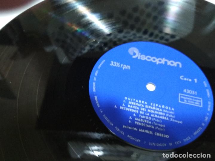 Discos de vinilo: MANUEL CUBERO, GUITARRA ESPA&Ntilde;OLA, DISCOPHON - Foto 5