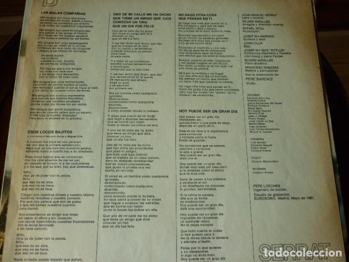 Discos de vinilo: DISCO LP DE SERRAT EN TRANSITO- 1981 - Foto 4