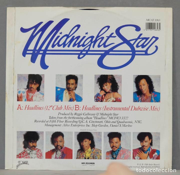 Discos de vinilo: MAXI SINGLE. Midnight Star. Headlines - Foto 2