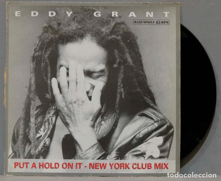 Discos de vinilo: MAXI SINGLE. EDDY GRANT. PUT A HOLD ON IT - Foto 1