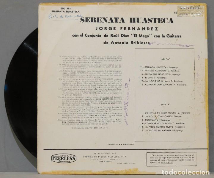 Discos de vinilo: LP. Serenata Huasteca - Foto 2