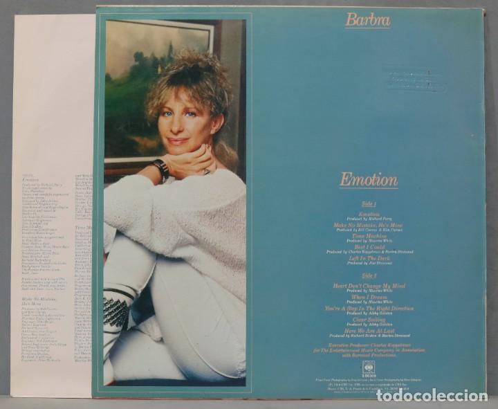 Discos de vinilo: LP. BARBRA. EMOTION - Foto 2