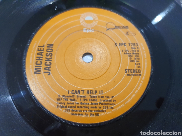 Discos de vinilo: Disco lp michael jackson i cant help it - Foto 2