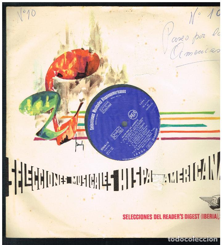 Dischi in vinile: PASEO POR LAS AM&Eacute;RICAS - SELECCIONES MUSICALES HISPANOAMERICANAS - LP 1966