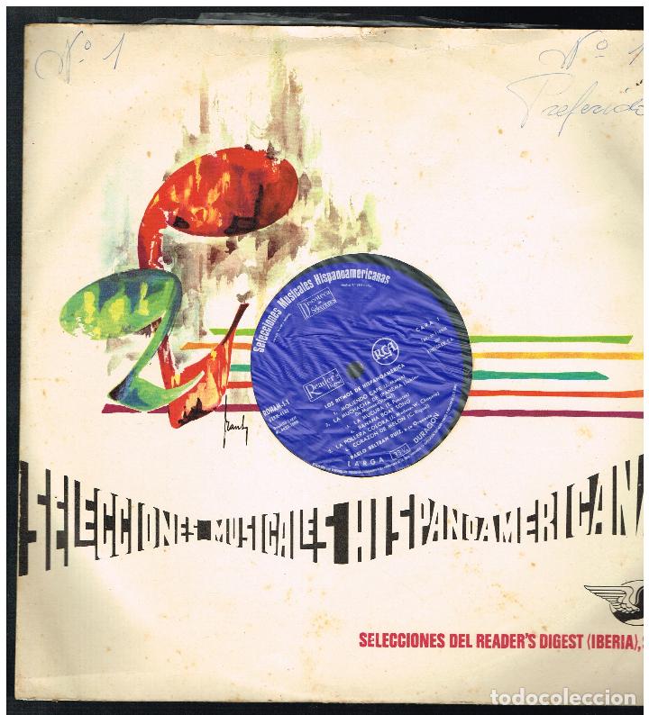 Dischi in vinile: LOS RITMOS DE HISPANOAMERICA - SELECCIONES MUSICALES HISPANOAMERICANAS - LP 1966