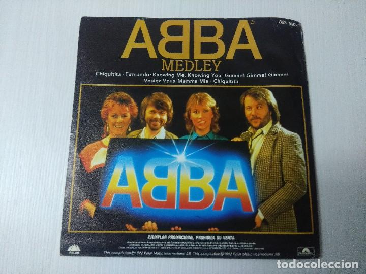 Discos de vinilo: ABBA/MEDLEY/SINGLE PROMOCIONAL. - Foto 3