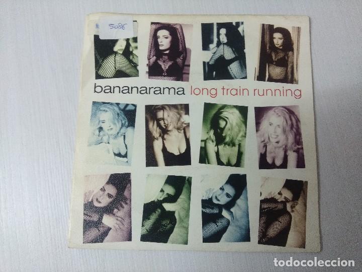 Discos de vinilo: BANANARAMA/LONG TRAIN RUNNING/SINGLE PROMOCIONAL. - Foto 1