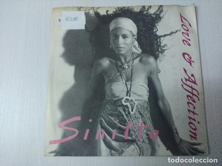 Discos de vinilo: SINITTA/LOVE & AFFECTION/SINGLE+ HOJA PROMO. - Foto 1