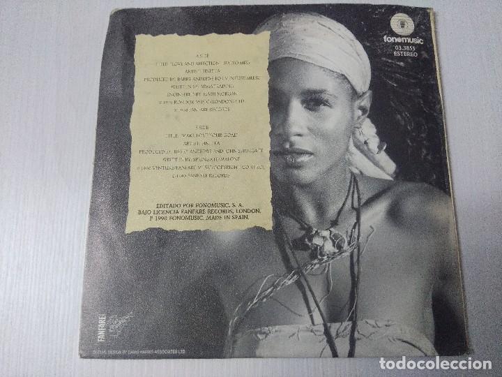 Discos de vinilo: SINITTA/LOVE & AFFECTION/SINGLE+ HOJA PROMO. - Foto 3
